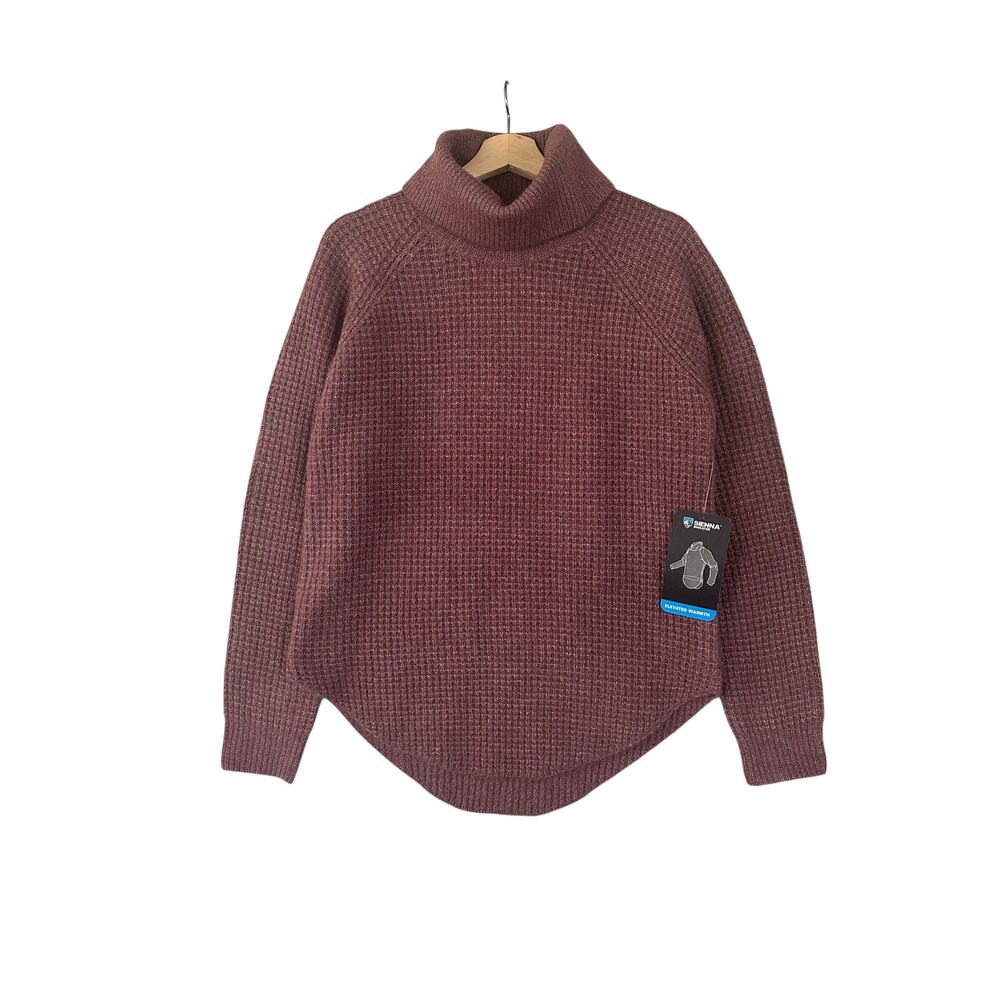 NWT Kuhl Sienna Sweater in Alpine Rose Turtleneck Size Medium
